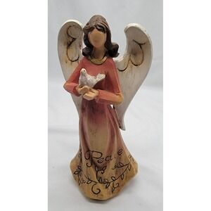St Nicholas Square Angel Figuring with Dove Peace Christmas Decor Kohl's 11" H